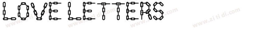 Love Letters字体转换